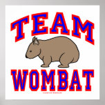 Team Wombat VI Print