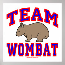 Team Wombat VI Print