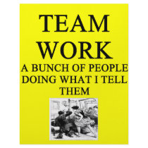 TEAM work joke letterhead