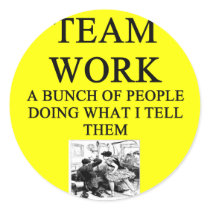 TEAM work joke stickers by jimbuf TEAM work joke stickers