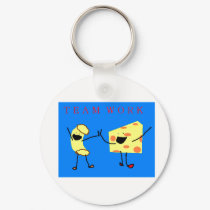 Team Work Keychain by EMAFilmClub Team Work Keychain