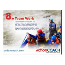 Team Work Post Card - 14 Points of Culture