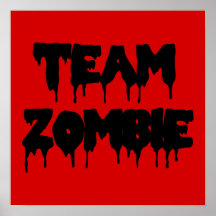 Team Zombie Poster