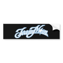 TeamMom Blue Logo bumper stickers