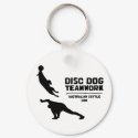 Teamwork Australian Cattle Dog Keychain by MenagerieMayhem Teamwork Australian Cattle Dog Keychain