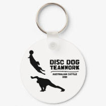 Teamwork Australian Cattle Dog Keychain