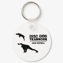 Teamwork Jack Russell Terrier Keychain