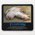 Teamwork mousepad by ordinarydiva Teamwork mousepad