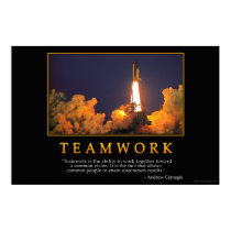 Teamwork Poster posters