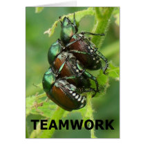 Teamwork - Vertical cards by boris01 Teamwork - Vertical cards