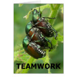 Teamwork - Vertical Greeting Card