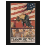 Teamwork Wins World War II Full Color Flyer