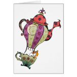 Teapot Balloon Card