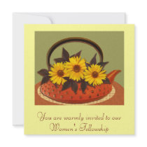 Teapot bouquet invitations by Chez_Momo Teapot bouquet invitations