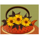 teapot bouquet zazzle_postcard