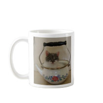 Teapot Kitty Mug mugs
