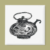 Teapot magnet magnets