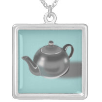 Teapot Necklace 01 necklaces