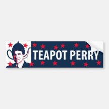 Teapot Perry Bumper Stickers
