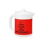 [Electric guitar] keep calm %26 rock on%21%21%21  Teapots