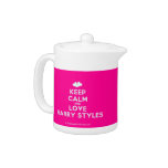 [Two hearts] keep calm and love harry styles  Teapots
