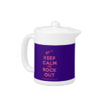 [Electric guitar] keep calm and rock out  Teapots