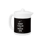 [Electric guitar] keep calm and rock on  Teapots