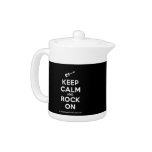 [Electric guitar] keep calm and rock on  Teapots