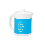 [Electric guitar] keep calm and rock on  Teapots