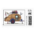 Tear Drop Camper Trailer RV Stamps