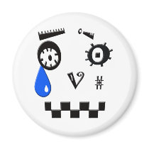 Tear Drop Refrigerator Magnet