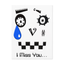Tear Drop Post Cards