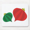 Tear Drop Striped Ornament mousepads
