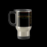 Teardrop gatherings travel mug mugs