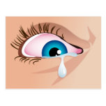 Tearful Eye Postcard