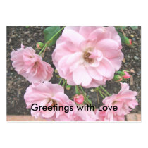 tearoses, Greetings with Love business cards