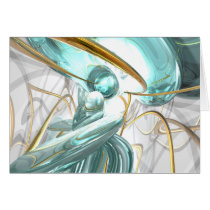 Teary Dreams Abstract Card