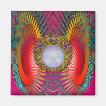 Teathered Passion Magnet Square
