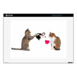 Teatime for kitty cats 15" laptop skin