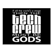 Tech Crew Gods Postcard
