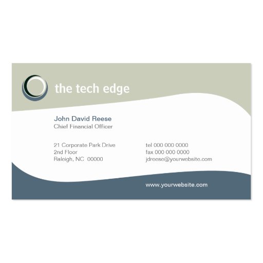 Tech Curves Business Card
