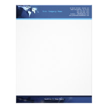Tech Globe Letterhead