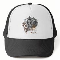 Tech noir pulp steampunk dame hats