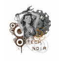 Tech noir pulp steampunk dame t-shirts