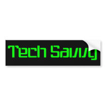 Tech Savvy Sticker bumper stickers by EloquentPeasant Tech Savvy Sticker bumper stickers