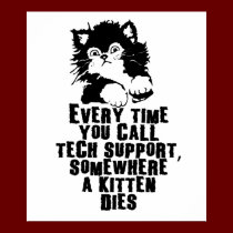 Tech Support $24.95 Graphic Art Wall Poster posters