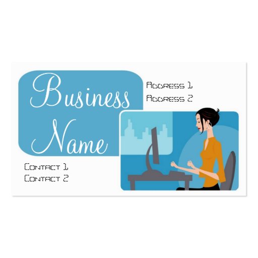 Techie Diva Business Cards (front side)