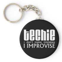 Techie Improvise Keychain