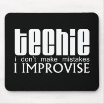 Techie Improvise Mousepad