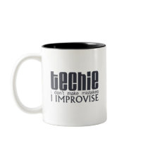 Techie Improvise Coffee Mugs